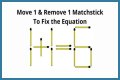 Matchstick Riddle: Solve 1x5=8 by Moving Just 1 Stick