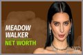 Meadow Walker Net Worth: Check Her Worth?