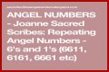 
Repeating Angel Numbers - 6's and 1's  (6611, 6161, 6661 etc)
